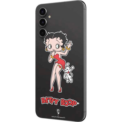 Betty Boop With Puppy Galaxy A14 5G Skin